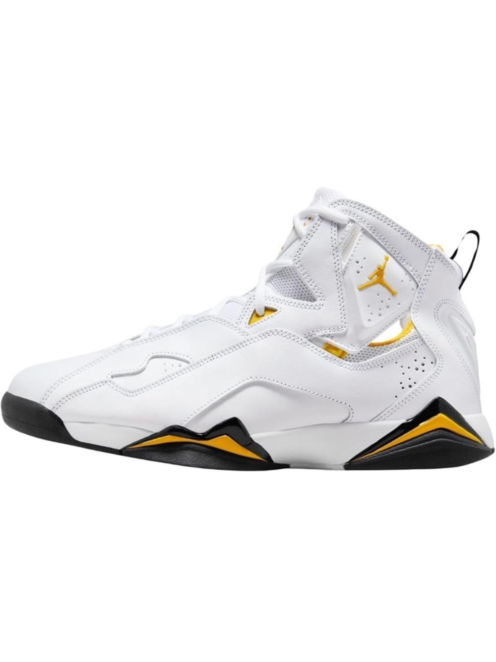Jordan True Flight in the White/Black-Yellow 
Big kids